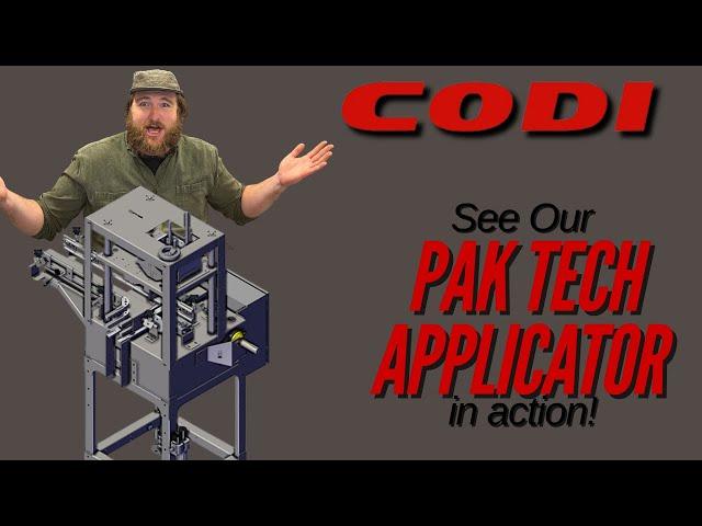 See the Codi Pak Tech Applicator in Action!