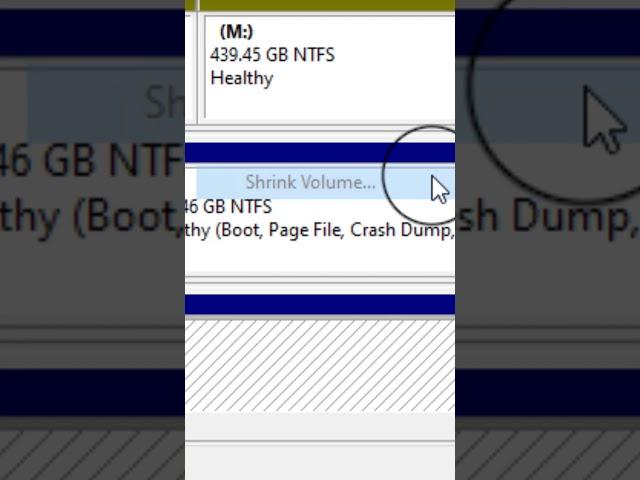 Tech In 1 Minute | How to shrink volume in windows 10