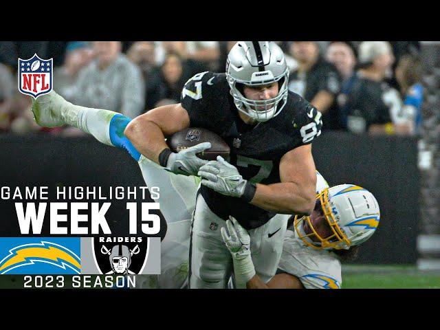 Los Angeles Chargers vs. Las Vegas Raiders | 2023 Week 15 Game Highlights