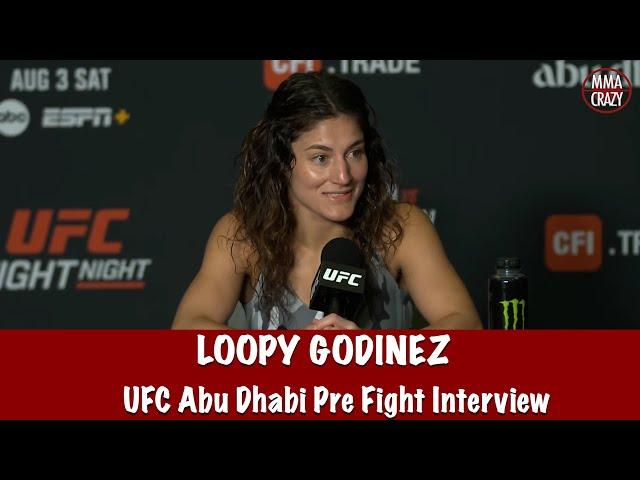 Loopy Godinez on Mackenizie Dern “Excited to get in there & mix everything up” | UFC Abu Dhabi