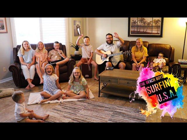 Colt Clark and the Quarantine Kids + COUSINS play Surfin' U.S.A.