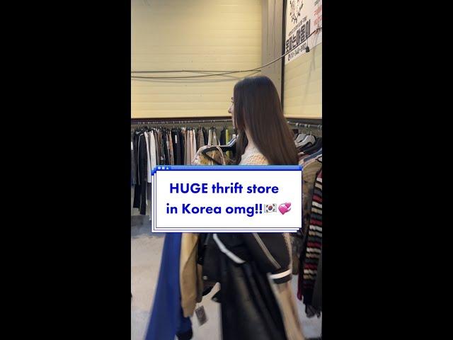 HUGE thrift store in Korea!!