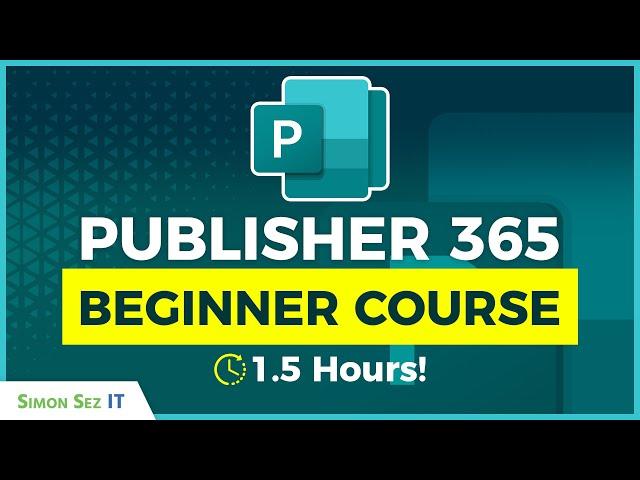 Microsoft Publisher 365 for Beginners Training Tutorial