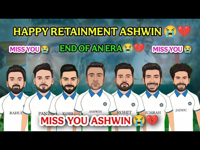 Happy Retairment Ashwin | We Miss You Ashwin | END OF AN ERA