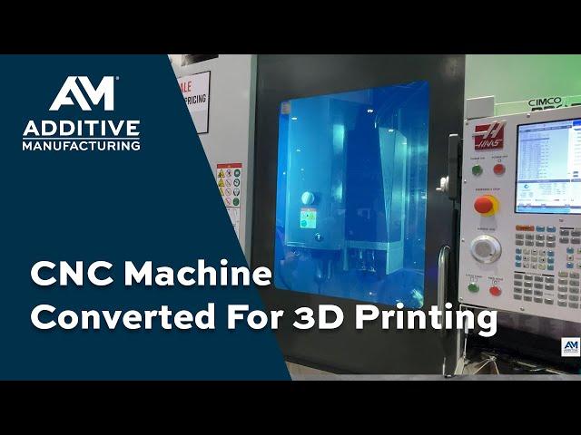 Haas Machining Center Becomes Hybrid With Metal 3D Printing Head