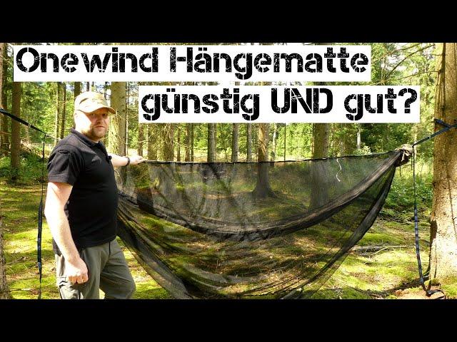 Onewind Hängematte - günstiges und gutes Einsteiger Hammock Set? | Ausrüstungsvorstellung