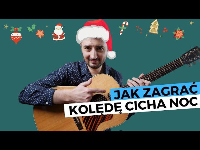 Kolęda Cicha Noc Na Gitarze - NAJŁATWIEJSZA wersja!