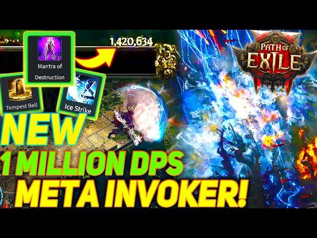 NEW Endgame Meta Invoker Build | 1 Million DPS on a Budget | Path of Exile 2 Monk Monk Build @syrobe