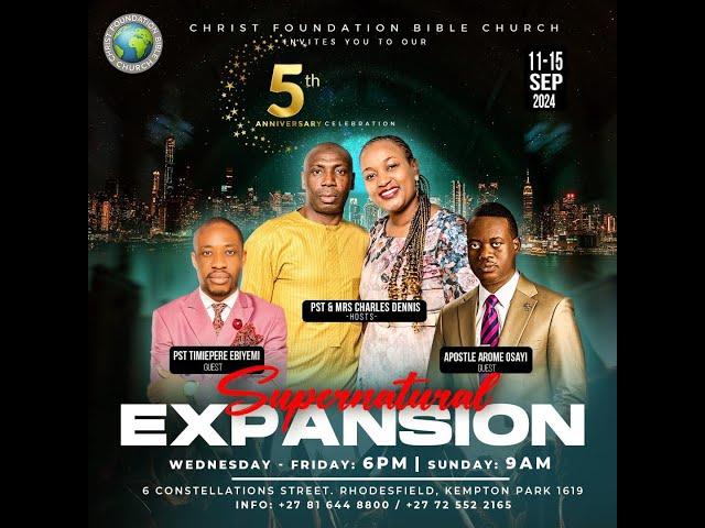 APOSTLE AROME OSAYI || SUPERNATURAL EXPANSION  || SOUTH AFRICA || 11TH SEPTEMBER 2024