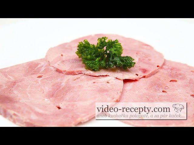 Homemade pork ham without emulsifier - video recipe