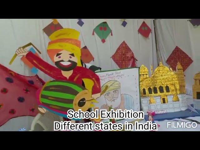 School Exhibition #project #different States in India