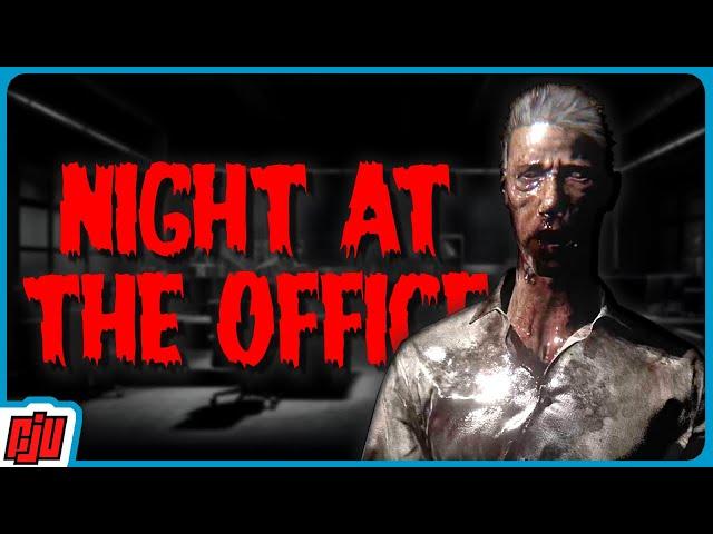 NIGHT AT THE OFFICE | All Endings | Indie Horror Game