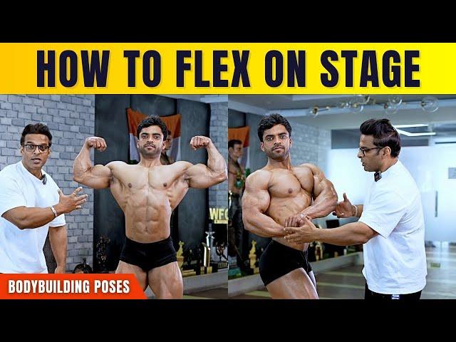 Bodybuilding Posing Routine | How To Flex On Stage | Yatinder Singh