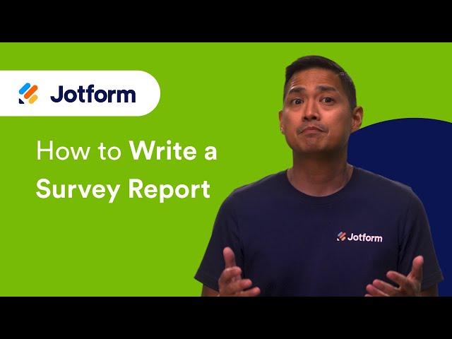 How to Write a Survey Report