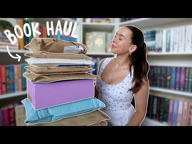 HUGE BOOK UNBOXING!  special editions, pre-orders + publisher mail! *book haul*