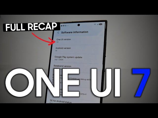 One UI 7 - EVERYTHING we know so far