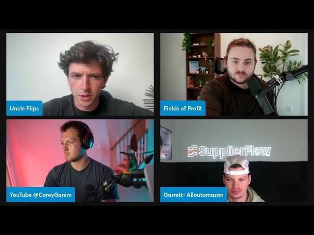 Amazon FBA Beginner Q&A w/ Corey Ganim, Flips4Miles, Fields of Profit, and Garrett Gorral
