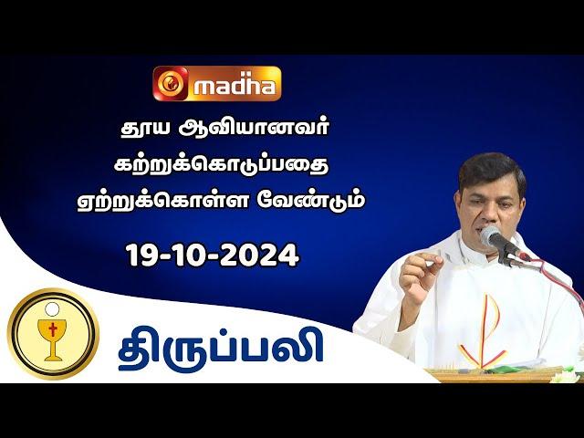  LIVE 19 October 2024 | Holy Mass in Tamil | 06:00 PM (Evening Mass) | Madha TV