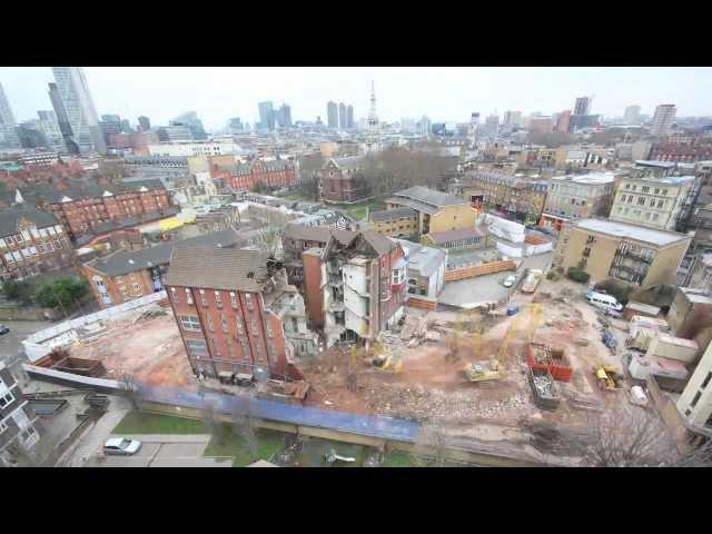 Mildmay Mission Hospital Demolition Timelapse