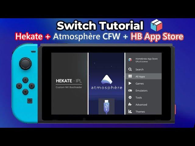 How to install Atmosphère CFW, Hekate, and Homebrew | Switch TUTORIAL