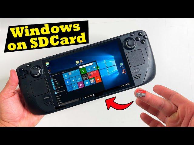 Steam Deck Windows 10 Install on SDCard | $16 Windows 10 Key from SCDKey.com