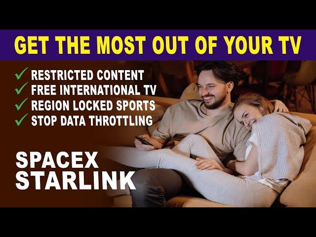 SpaceX Starlink + Apple TV + VPN = FREE Secure Content