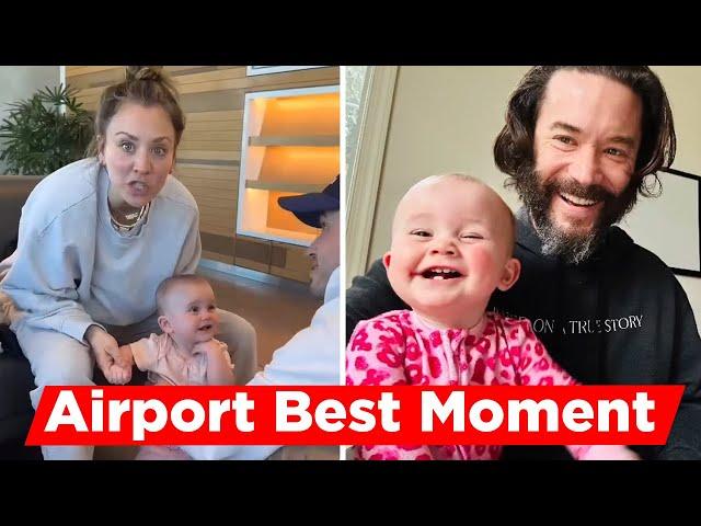 Kaley Cuoco Shares Her And Daughter Matilda's Airport Best Moment