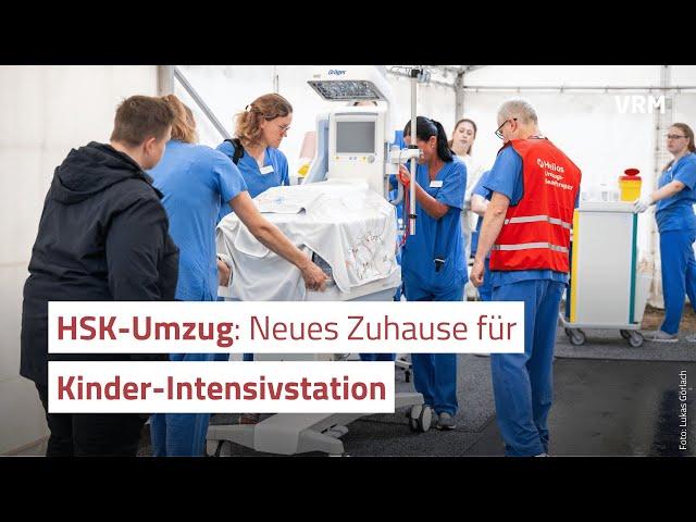 HSK-Umzug: Die Kinder-Intensivstation hat ein neues Zuhause