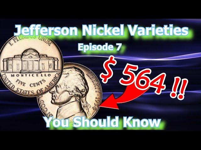 Jefferson Nickel Varieties You Should Know Ep.7 - 1954