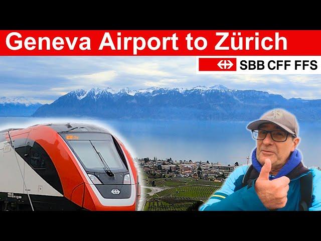 Geneva Airport to Zürich with SBB InterCity