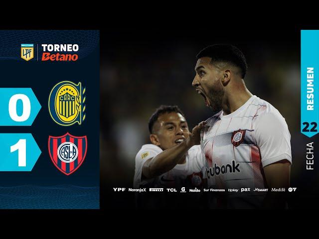 ROSARIO CENTRAL 0 - 1 SAN LORENZO I Resumen del partido | #TorneoBetano 2024