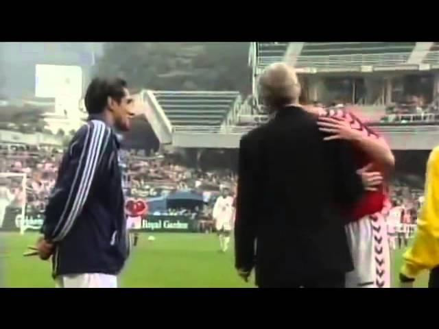 بازی جوانمردانه دانمارک در مقابل ایران - سال 2003      Iran vs Denmark fair play - 2003