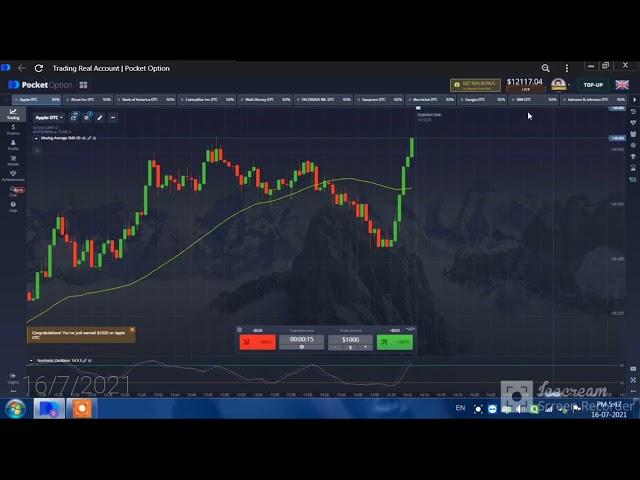 pocket option 15sec Trick Strategy &  Giveaway$50 Expired