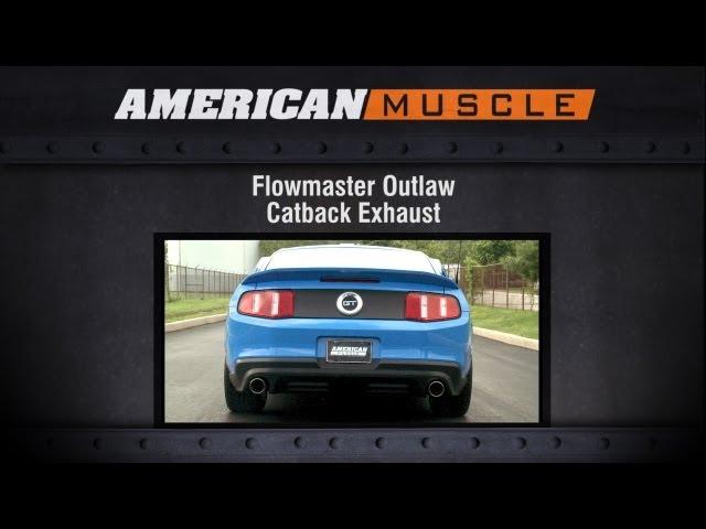 201-2012 Mustang Flowmaster Exhaust Sound Clip Outlaw Catback Stainless Steel (GT, GT500) Review