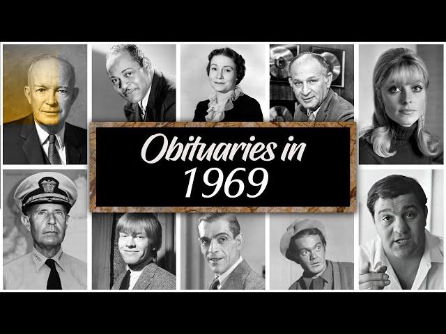 Obituary in 1969: Famous Faces We Lost in 1969