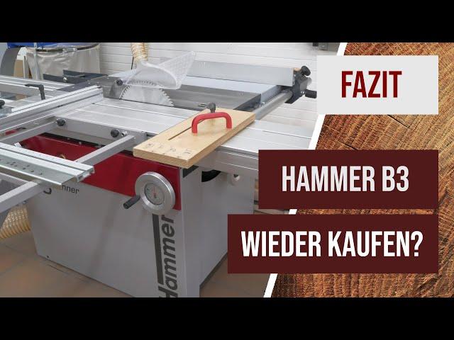 Hammer Kombimaschine B3 - Würde ich sie wieder kaufen?hammer b3 wieder kaufen