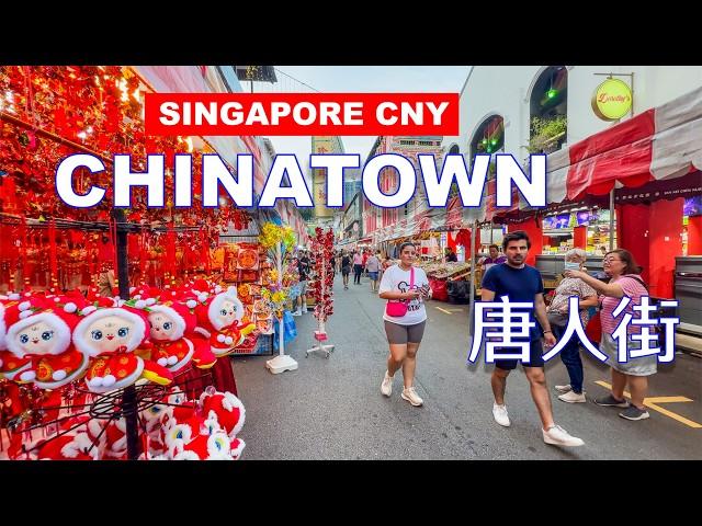 Newly Opened Chinese New Year Street Market at Chinatown Singapore | CNY Lights Up 2025