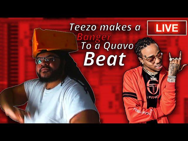 Teezo Tarantino Freestyles to a Quavo type beat with the Help of Chat