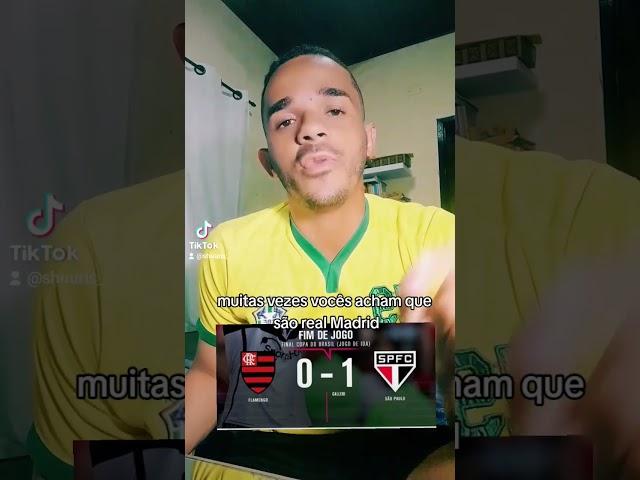 A SOBERBA PRECEDE A QUEDA FLAMENGO.. #futebol #flamengo #saopaulo #shorts