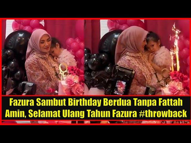 Fazura Sambut Birthday Berdua Tanpa Fattah Amin, Selamat Ulang Tahun Fazura               #throwback