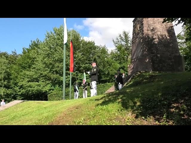 HSV Bruchhausen - Kranzniederlegung am Mahnmal