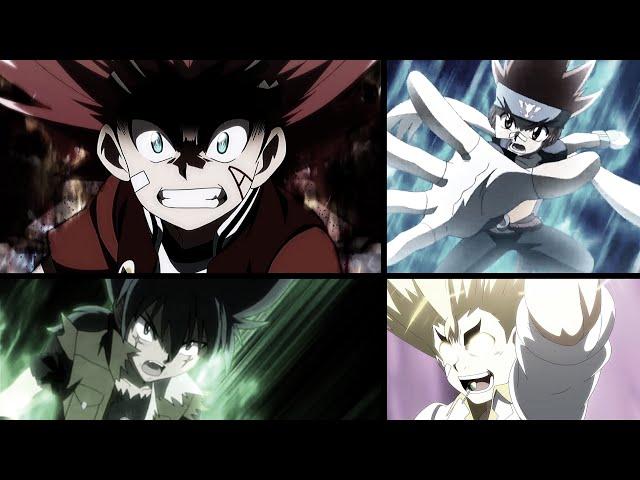 Aiger vs Ranjiro and Gingka and Kyoya (Legends Clash Z Season 3 EP 10) “The Sacrifice Towards Hell”