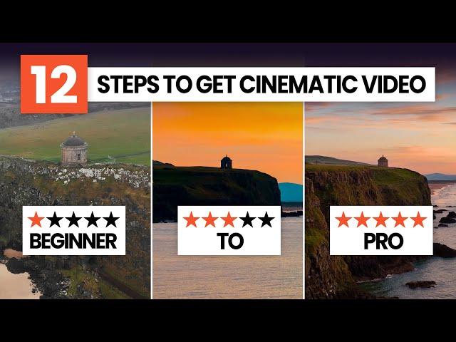 12 EASY Steps To Get CINEMATIC Drone Footage | DJI Mini 4 & Mini 3 Tips For Beginners