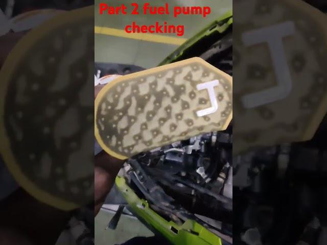 Suzuki Access bs6 model fuel pump checking fuel pump change missing problem solve