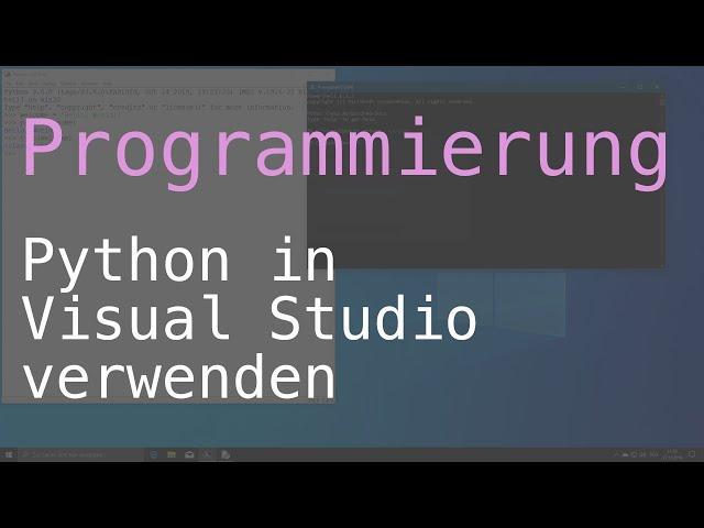 Python in Visual Studio verwenden