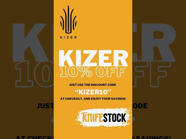  3 Days with 10% Off on All Kizer Knives! 
