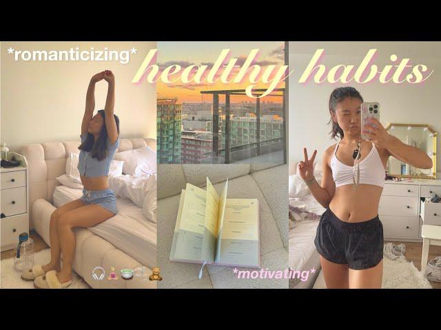 how to romanticize your routine for summer *get motivated!* ‍️ healthy habits & aesthetic vlog