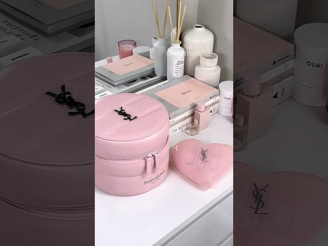 New @YSLBeautyOfficial candy glaze & that vanity case!!!🩰️ #makeup #sephora #preppy #pretty