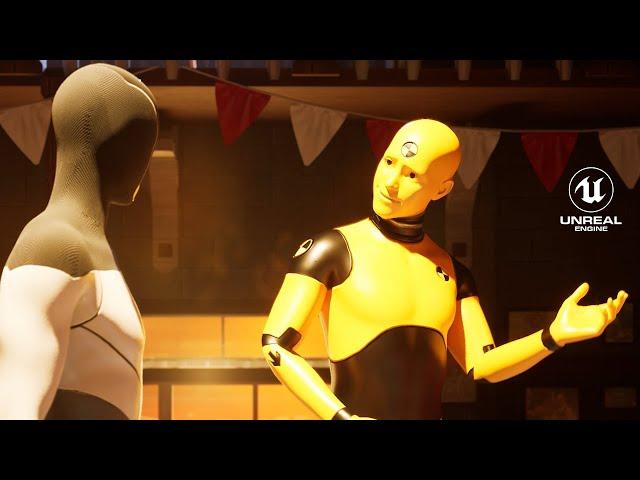 Boxing Robot vs Humans | Unreal Engine Replikant Animation ~ BETA Test | DNABlock