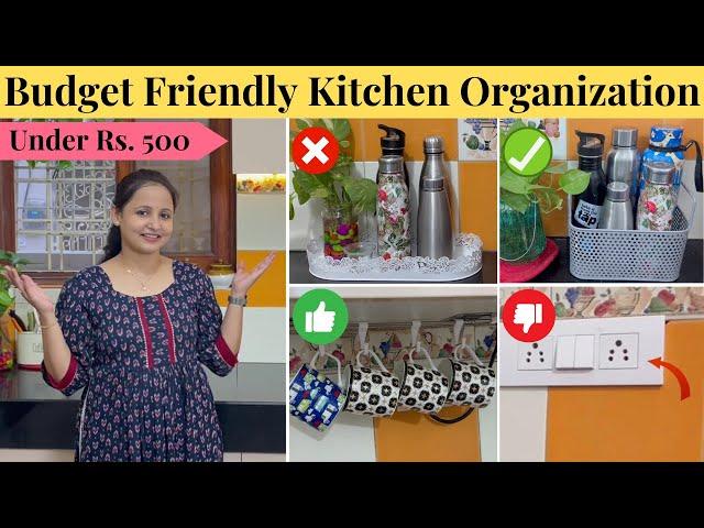 Budget Friendly Kitchen Organization Ideas (Space & Money Saving) | Urban Rasoi